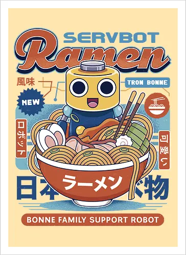 Servbot Ramen Vintage