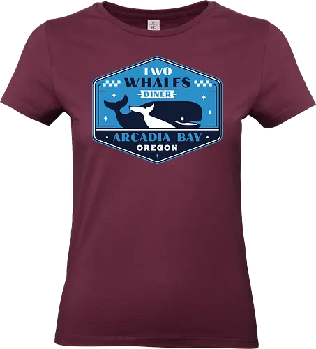 Two Whales Diner Crest - Strange Life, butterfly, before the storm, Chloe, Max, rachel amber, arcadia bay, video game, gaming, gamer, rocky mountain record traders, the black lantern, true colors, alex chen, haven springs - Standard T-Shirt (Frauen)