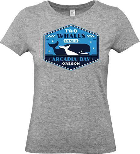 Two Whales Diner Crest - Strange Life, butterfly, before the storm, Chloe, Max, rachel amber, arcadia bay, video game, gaming, gamer, rocky mountain record traders, the black lantern, true colors, alex chen, haven springs - Standard T-Shirt (Frauen)
