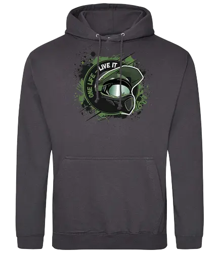 Derne - Helmet - Standard Hoodie