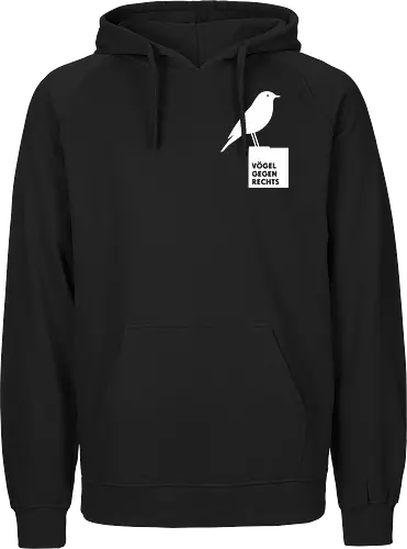 Hausrotschwanz weiß - Fairtrade Hoodie