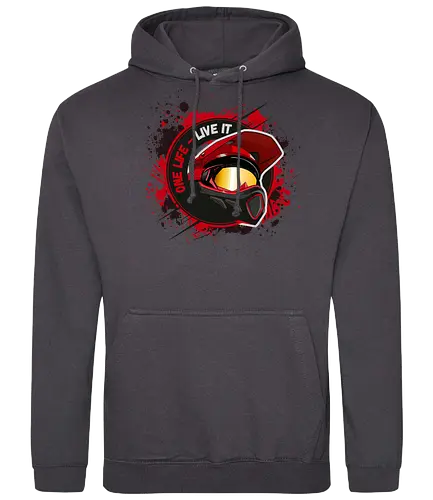 Derne - Helmet - Standard Hoodie