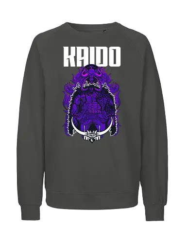 King of Beasts - Pirate, kaido, beast pirates, anime villain, dragon form, emperor of the sea, anime battle, grand line - Fairtrade Sweatshirt