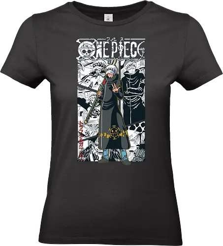 Surgeon of Death - Pirate, trafalgar law, heart pirates, anime swordsman, ope ope no mi, anime pirate, worst generation, grand line - Standard T-Shirt (Frauen)