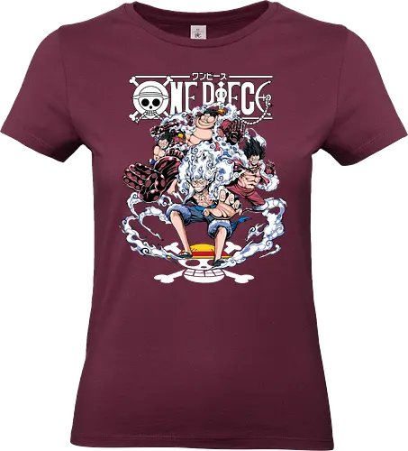 Gear Power Evolution - Pirate, luffy gears, Pirate, anime pirate, gear system, straw hat captain, manga art, grand line - Standard T-Shirt (Frauen)