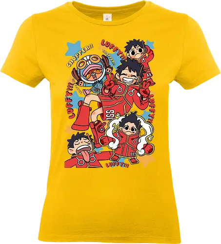 Egghead Adventure - Pirate, luffy egghead, Pirate, anime pirate, egghead arc, futuristic anime, straw hat crew, manga art - Standard T-Shirt (Frauen)