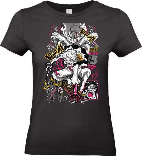 Chaos Energy - Pirate, gear 5 luffy, anime transformation, sun god nika, anime battle, pirate king, manga art, grand line - Standard T-Shirt (Frauen)