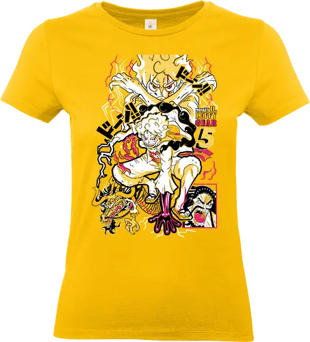Chaos Energy - Pirate, gear 5 luffy, anime transformation, sun god nika, anime battle, pirate king, manga art, grand line - Standard T-Shirt (Frauen)