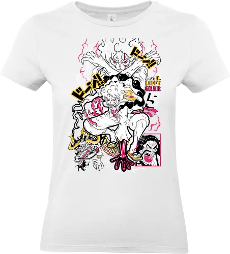 Chaos Energy - Pirate, gear 5 luffy, anime transformation, sun god nika, anime battle, pirate king, manga art, grand line - Standard T-Shirt (Frauen)