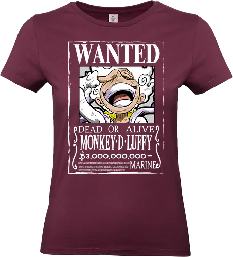Wanted Emperor - Pirate, gear 5 luffy, wanted poster, pirate emperor, anime pirate, sun god nika, manga design, grand line - Standard T-Shirt (Frauen)