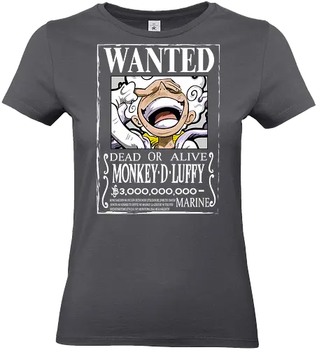 Wanted Emperor - Pirate, gear 5 luffy, wanted poster, pirate emperor, anime pirate, sun god nika, manga design, grand line - Standard T-Shirt (Frauen)