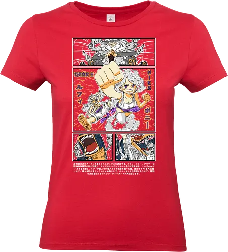 Future Island - Pirate, jewelry bonney, manga panel, egghead arc, anime pirate, gear 5, grand line - Standard T-Shirt (Frauen)