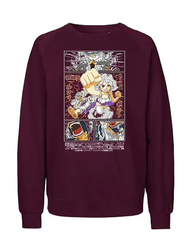 Future Island - Pirate, jewelry bonney, manga panel, egghead arc, anime pirate, gear 5, grand line - Fairtrade Sweatshirt