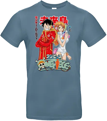 Egghead Adventure - Pirate, nami, straw hat crew, anime pirate, egghead arc, anime duo, grand line - Standard T-Shirt