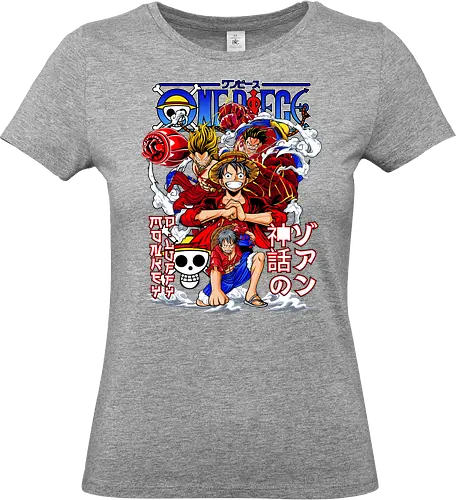 Grand Adventure - Pirate, straw hat crew, anime pirate, luffy crew, grand line, manga collage, anime adventure, shonen anime - Standard T-Shirt (Frauen)
