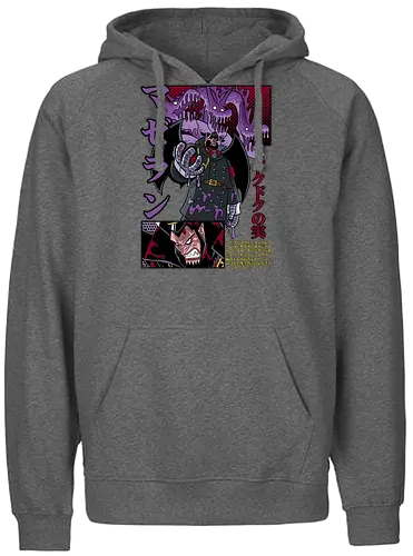 Symbiote Warden - Pirate, magellan, impel down, poison power, anime villain, prison chief, anime pirate, grand line - Fairtrade Hoodie