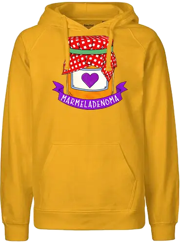 Marmeladenoma - Logo - märchen, youtube, merchandise, oma, marmelade - Fairtrade Hoodie