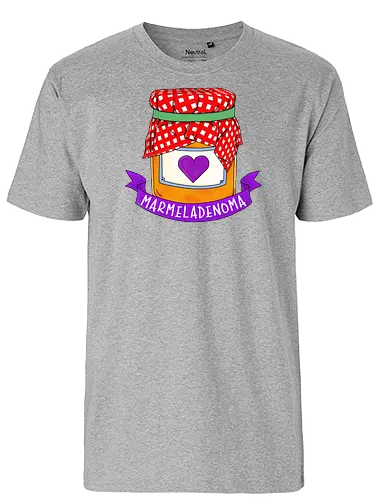Marmeladenoma - Logo - märchen, youtube, merchandise, oma, marmelade - Fairtrade T-Shirt