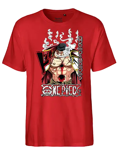 Emperor Power - Pirate, whitebeard, edward newgate, emperor of the sea, anime pirate, quake power, manga art, grand line - Fairtrade T-Shirt