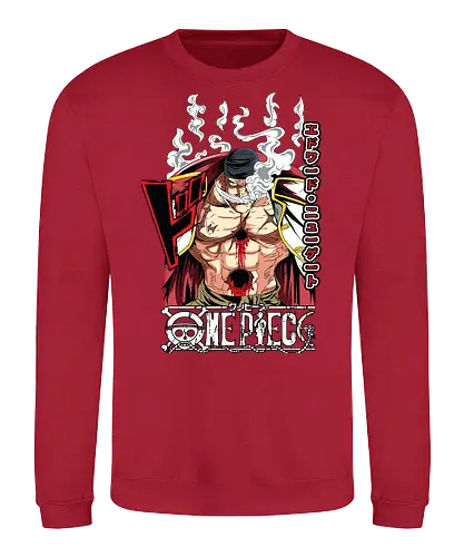 Emperor Power - Pirate, whitebeard, edward newgate, emperor of the sea, anime pirate, quake power, manga art, grand line - Sweatshirt
