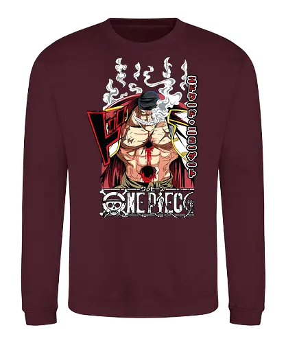 Emperor Power - Pirate, whitebeard, edward newgate, emperor of the sea, anime pirate, quake power, manga art, grand line - Sweatshirt