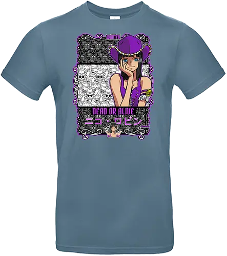 Wanted Mind - Pirate, nico robin, anime girl, straw hat crew, archaeologist, anime pirate, wanted poster, grand line - Standard T-Shirt
