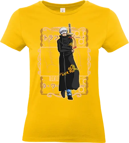 Silent Surgeon - Pirate, trafalgar law, heart pirates, anime swordsman, surgeon of death, anime pirate, grand line, manga art - Standard T-Shirt (Frauen)