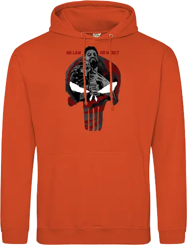 skull of terror  - Superhero, skull, judgement, justice, antihero, no mercy, hitman, assassin - Standard Hoodie