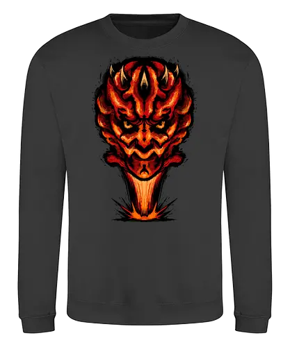 sith explosions  - darthmaul, bountyhunter, vintageart, classicposter, 80s, master, revenge, kaboom, explosions - Sweatshirt