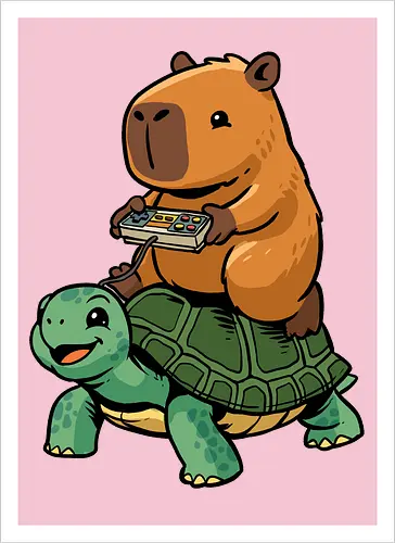 Capybara and Turtle