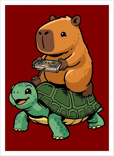 Capybara and Turtle