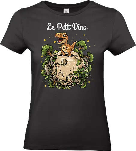 Le Petit Dino - dinosaur, jurassic, paleontology, dino, Prince, book, bookworm, prehistoric, t rex, animal, cosmic, space, planet, stars, universe, world, jurassic world, Jurassic - Standard T-Shirt (Frauen)