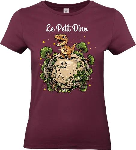 Le Petit Dino - dinosaur, jurassic, paleontology, dino, Prince, book, bookworm, prehistoric, t rex, animal, cosmic, space, planet, stars, universe, world, jurassic world, Jurassic - Standard T-Shirt (Frauen)