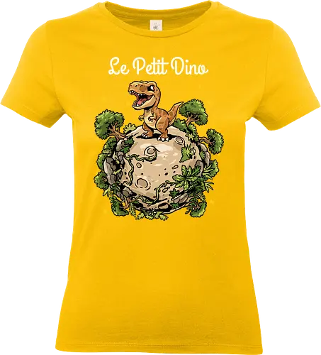 Le Petit Dino - dinosaur, jurassic, paleontology, dino, Prince, book, bookworm, prehistoric, t rex, animal, cosmic, space, planet, stars, universe, world, jurassic world, Jurassic - Standard T-Shirt (Frauen)