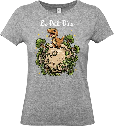 Le Petit Dino - dinosaur, jurassic, paleontology, dino, Prince, book, bookworm, prehistoric, t rex, animal, cosmic, space, planet, stars, universe, world, jurassic world, Jurassic - Standard T-Shirt (Frauen)