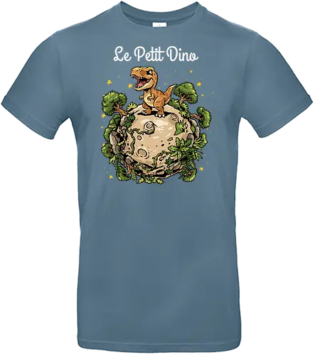Le Petit Dino - dinosaur, jurassic, paleontology, dino, Prince, book, bookworm, prehistoric, t rex, animal, cosmic, space, planet, stars, universe, world, jurassic world, Jurassic - Standard T-Shirt