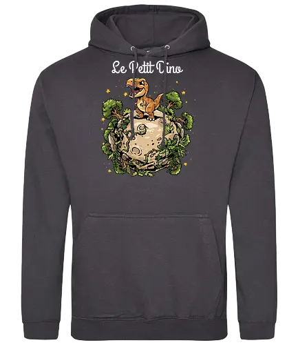 Le Petit Dino - dinosaur, jurassic, paleontology, dino, Prince, book, bookworm, prehistoric, t rex, animal, cosmic, space, planet, stars, universe, world, jurassic world, Jurassic - Standard Hoodie