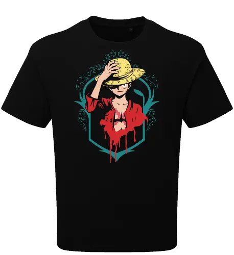 Dunkler Pirat Strohhut Blut Gothic Anime