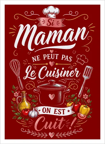 Humor If mom can't cook it, we're cooked
