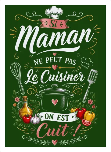 Humor If mom can't cook it, we're cooked