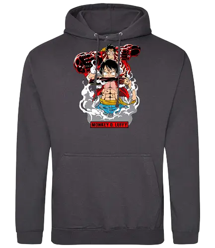 Pirate King Power - gear fourth, Pirate, anime power, pirate king, haki, shonen anime, gear 4 - Standard Hoodie