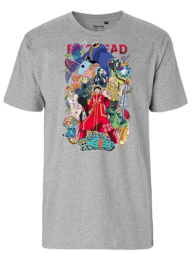 Egghead Island Arc - egghead arc, Pirate, straw hat crew, anime pirates, vegapunk, shonen jump, anime collage - Fairtrade T-Shirt