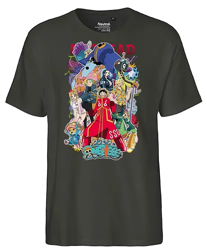 Egghead Island Arc - egghead arc, Pirate, straw hat crew, anime pirates, vegapunk, shonen jump, anime collage - Fairtrade T-Shirt