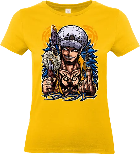 Surgeon of Death - trafalgar law, Pirate, heart pirates, anime pirate, surgeon of death, op op fruit, anime tattoo, grand line - Standard T-Shirt (Frauen)