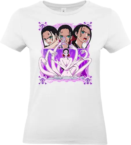 Demon Child - nico robin, Pirate, anime girl, straw hat crew, archaeologist, anime pirate, devil child, grand line - Standard T-Shirt (Frauen)