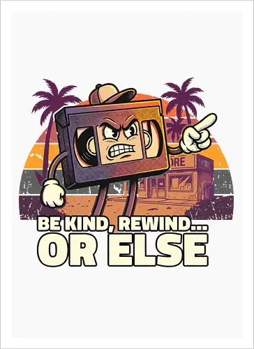 Retro Kassette Be Kind Rewind Lustiges Design