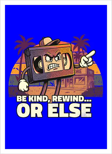 Retro Kassette Be Kind Rewind Lustiges Design