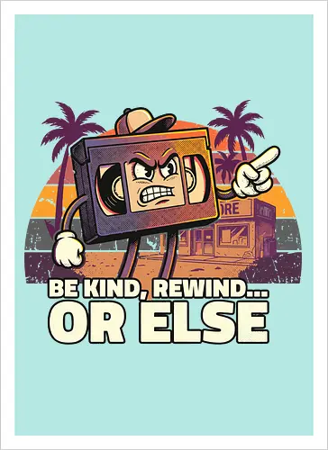 Retro Kassette Be Kind Rewind Lustiges Design