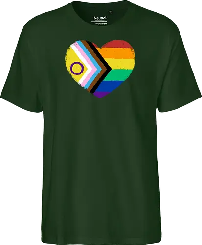 Progress Pride Flag Heart