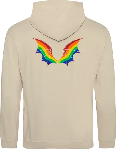 Rainbow Pride Bat Wings